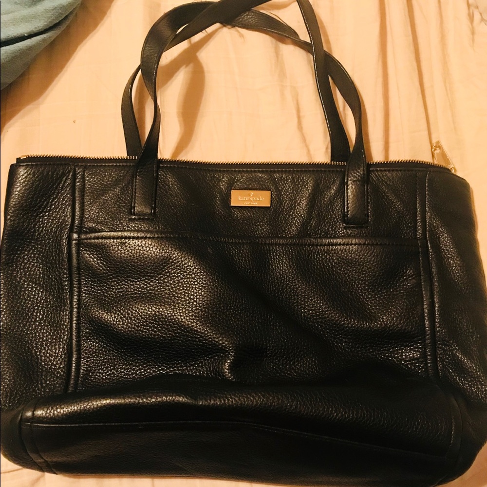 Kate Spade black leather purse